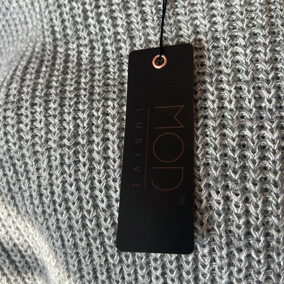 Women’s Lightweight Sweater 1X Grey - Picture 6 of 8